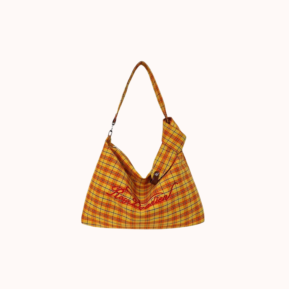 Givrelle Plaid Shoulder Bag for Women | Asverra
