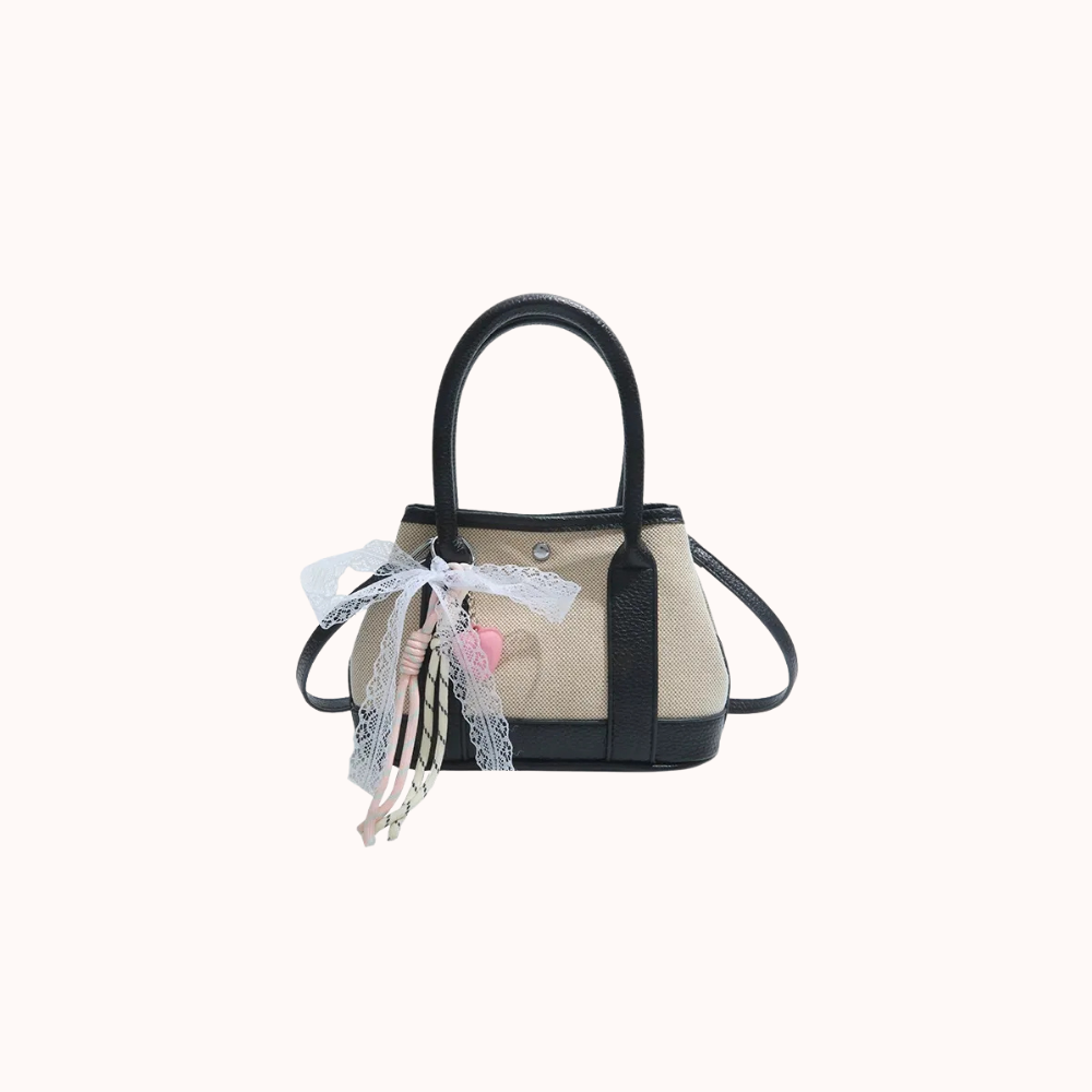 Liorvane Lace Charm Mini Handbag for Women | Asverra