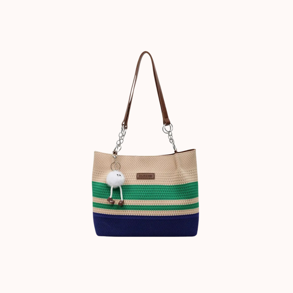 Vivelle Woven Tote Bag for Women | Asverra الصورة الرئيسية
