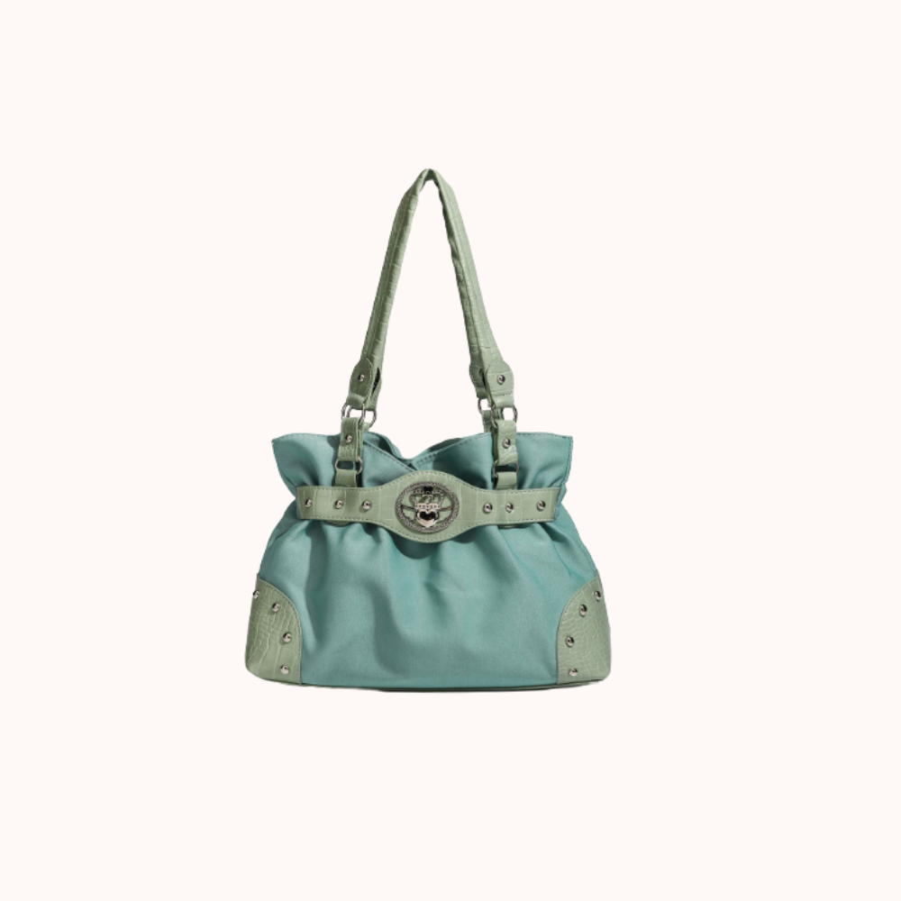 Tivana Ruched Shoulder Bag for Women | Asverra