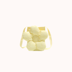 Solenne Gingham Flower Mini Shoulder Bag for Women | Asverra