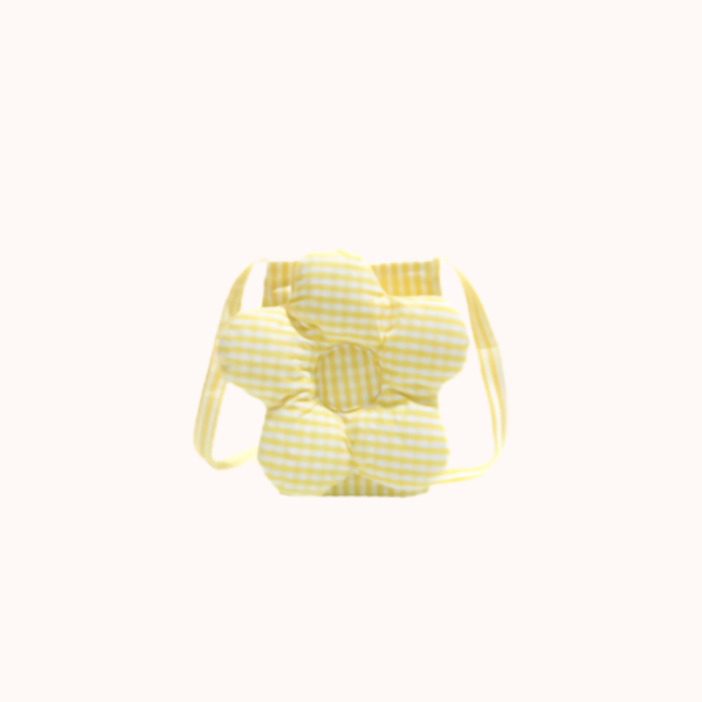Solenne Gingham Flower Mini Shoulder Bag for Women | Asverra
