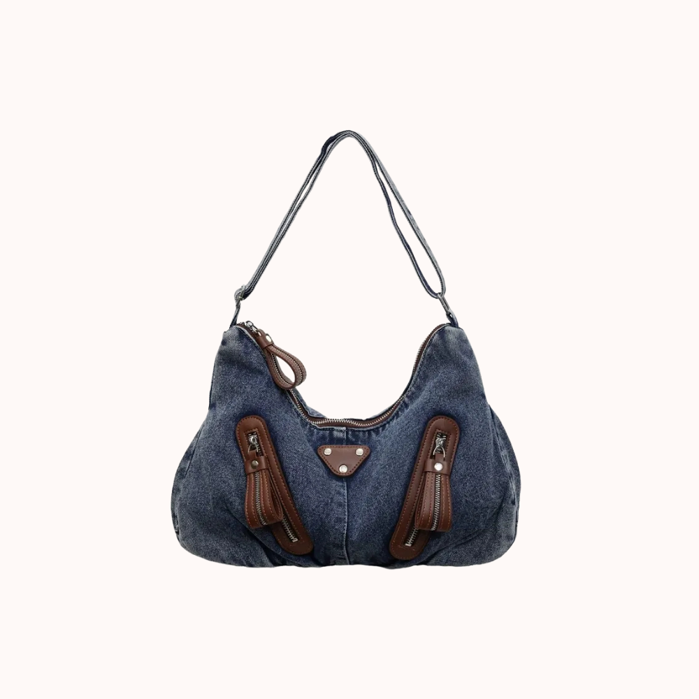 Indara Denim Shoulder Bag الصورة الرئيسية