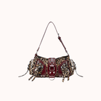 Fauvine Leopard Shoulder Bag for Women | Asverra