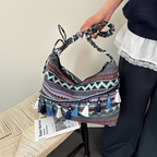 Marivelle Tassel-Trim Tote Bag for Women | Asverra