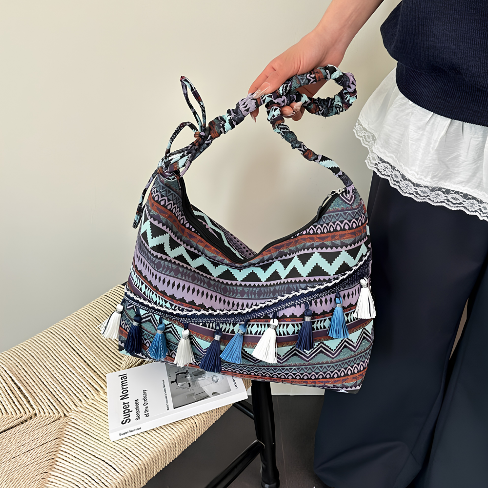 Marivelle Tassel-Trim Tote Bag for Women | Asverra