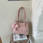 Perlisa Bow Charm Shoulder Bag