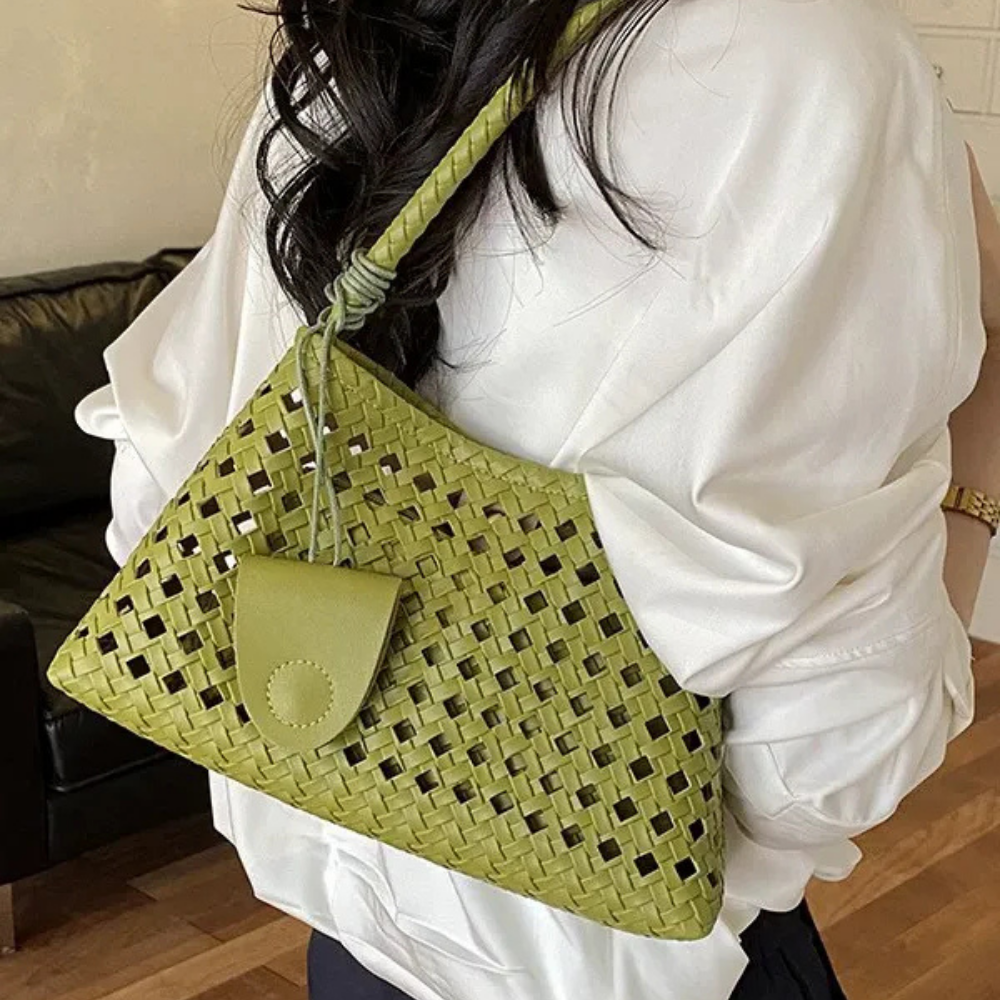 Tesoria Woven Shoulder Bag Secondary image