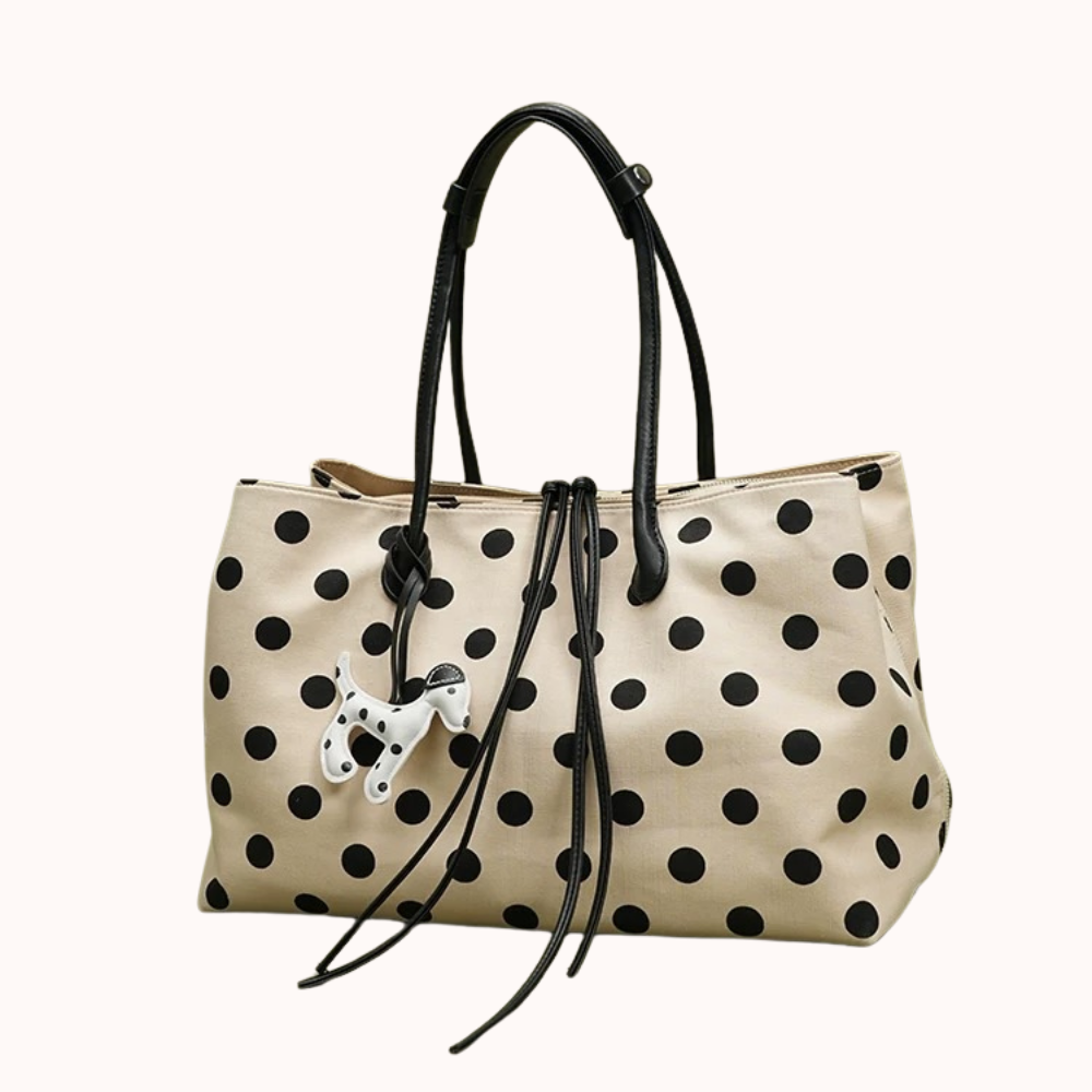 Perlina Polka Dot Tote Bag Main image