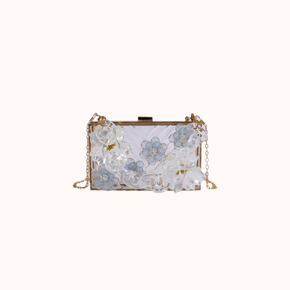 Iridesa Floral Mini Handbag for Women | Asverra