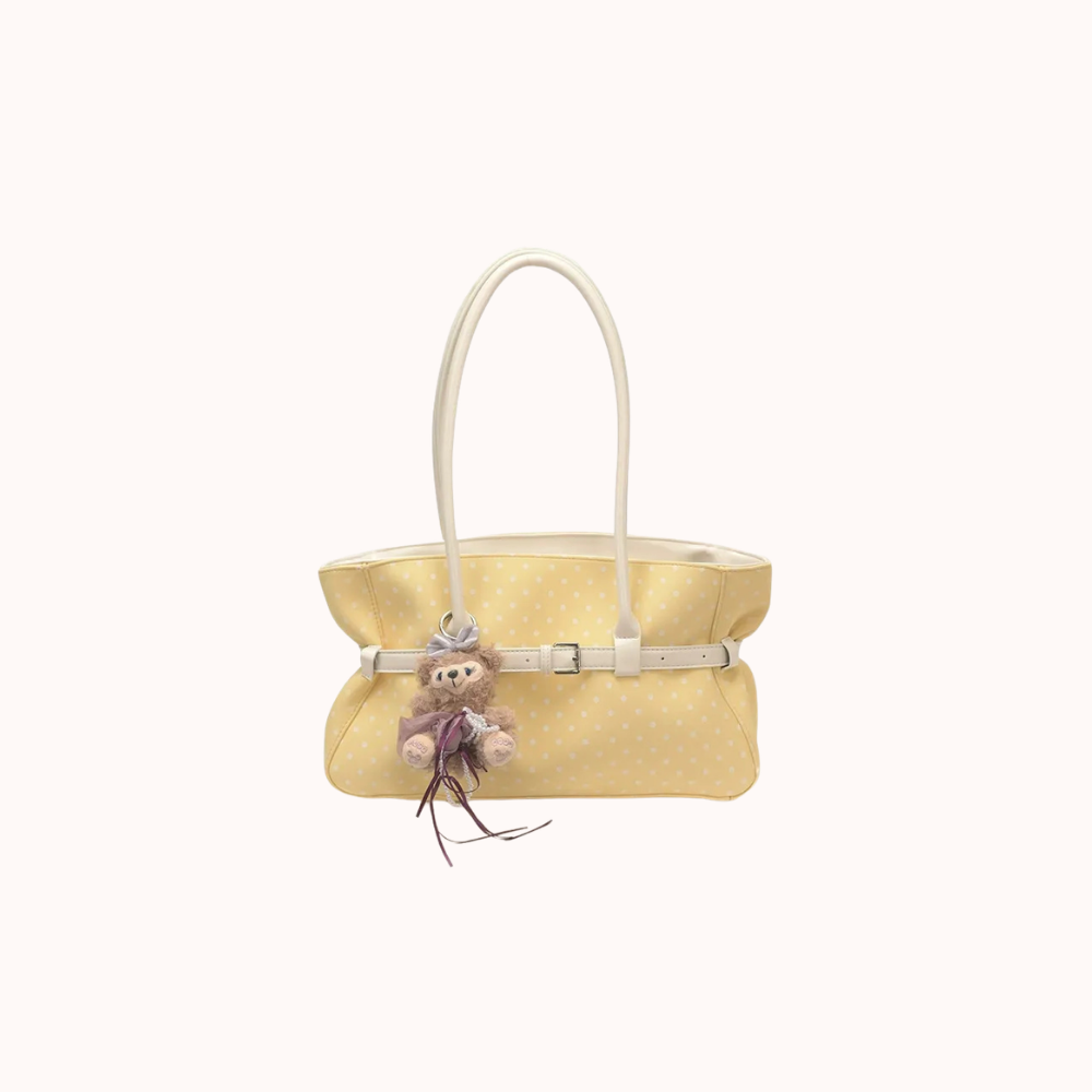 Taffira Polka Dot Tote Bag for Women | Asverra