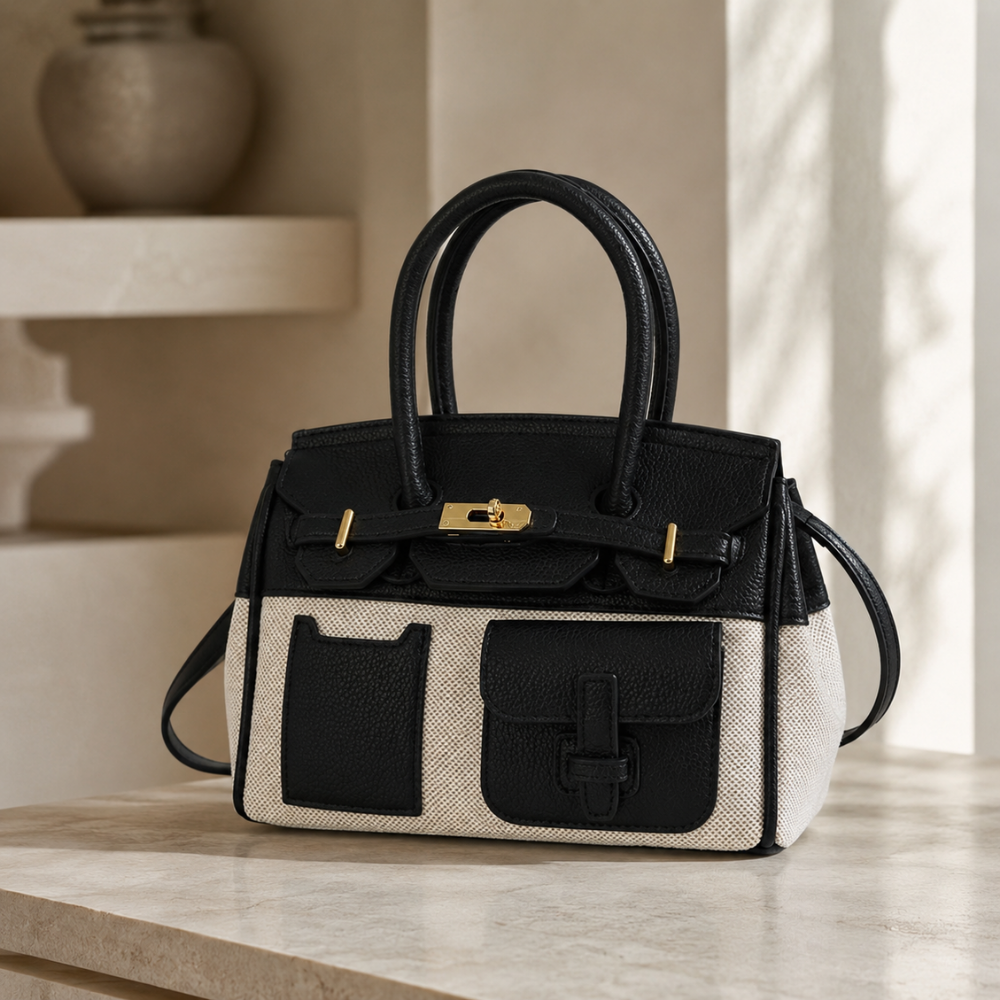 Ambrisa Pocket Satchel Bag for Women | Asverra