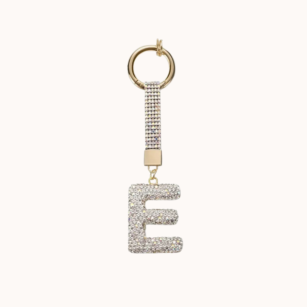 Starry Initials Bag Charm