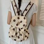 Pimelia Polka Dot Backpack for Women | Asverra
