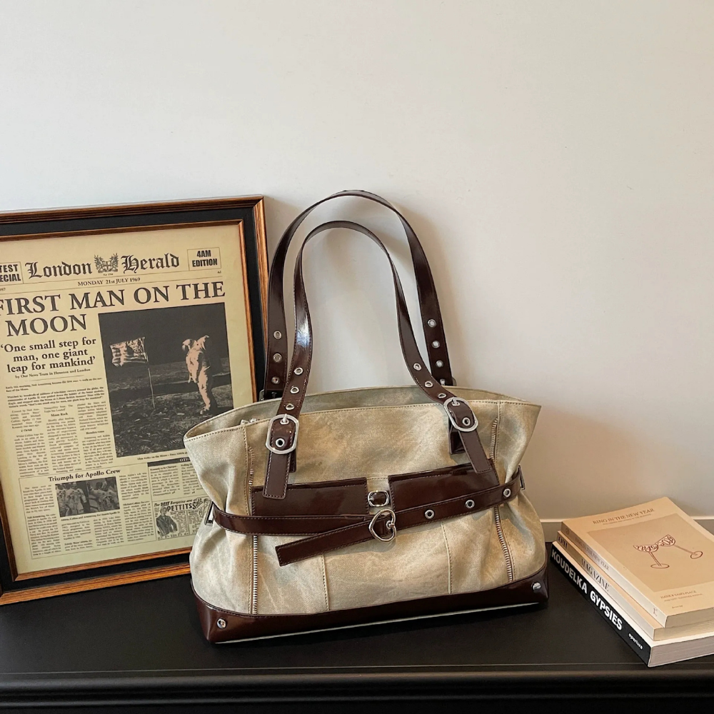 Marnica Belted Shoulder Bag for Women | Asverra