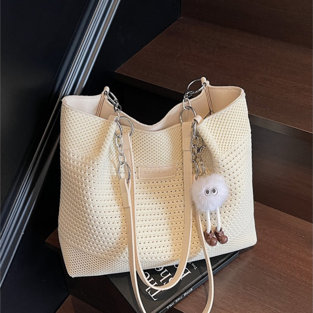 Vivelle Woven Tote Bag for Women | Asverra