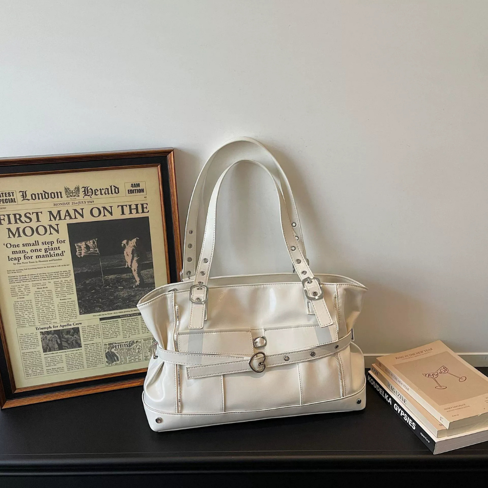 Marnica Belted Shoulder Bag for Women | Asverra