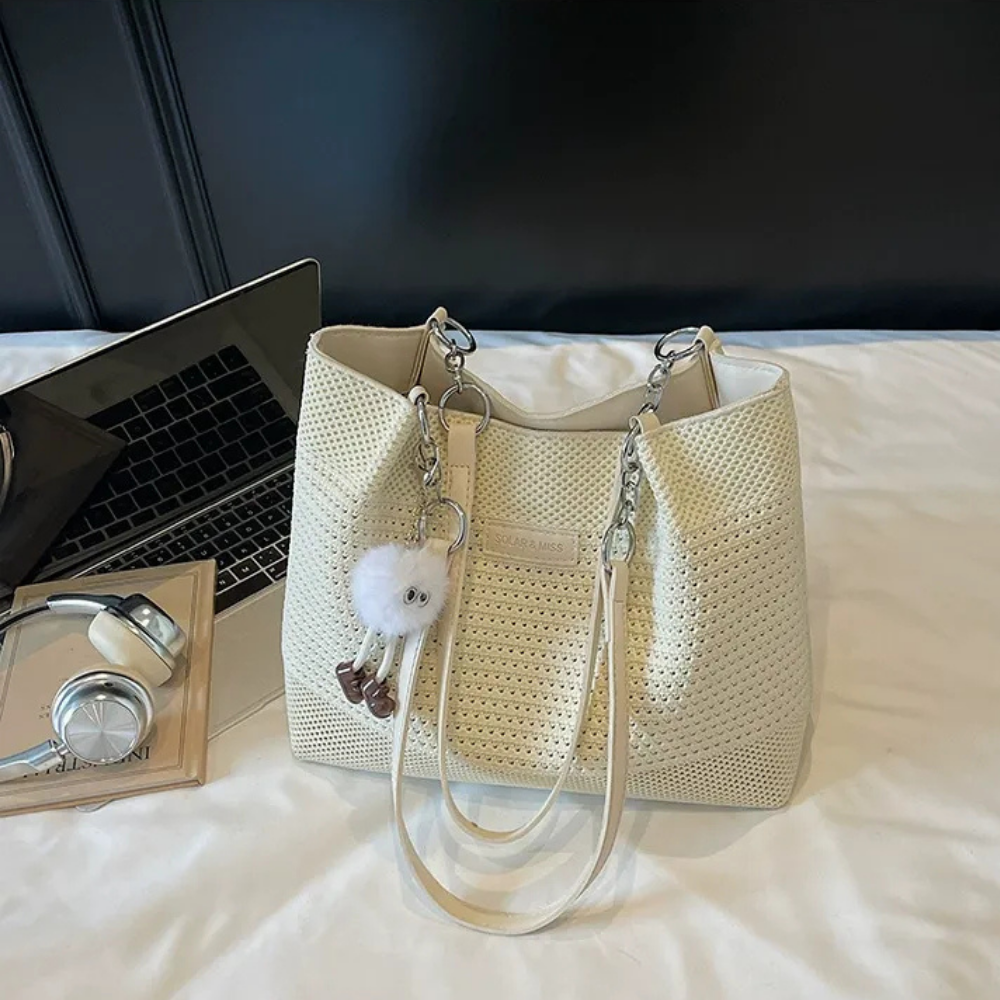 Vivelle Woven Tote Bag for Women | Asverra