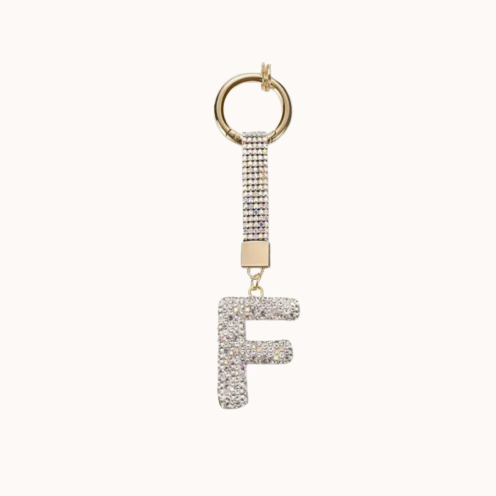 Starry Initials Bag Charm
