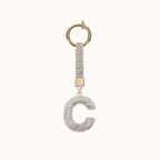 Starry Initials Bag Charm