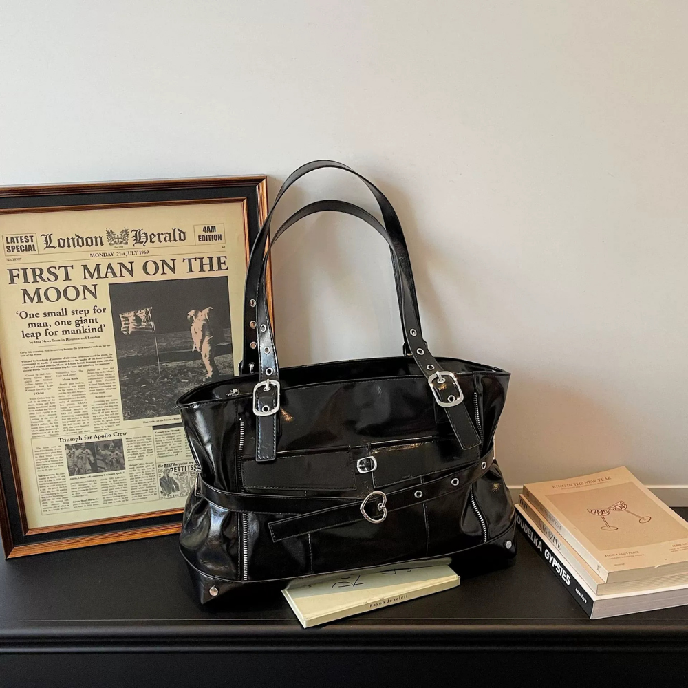 Marnica Belted Shoulder Bag for Women | Asverra