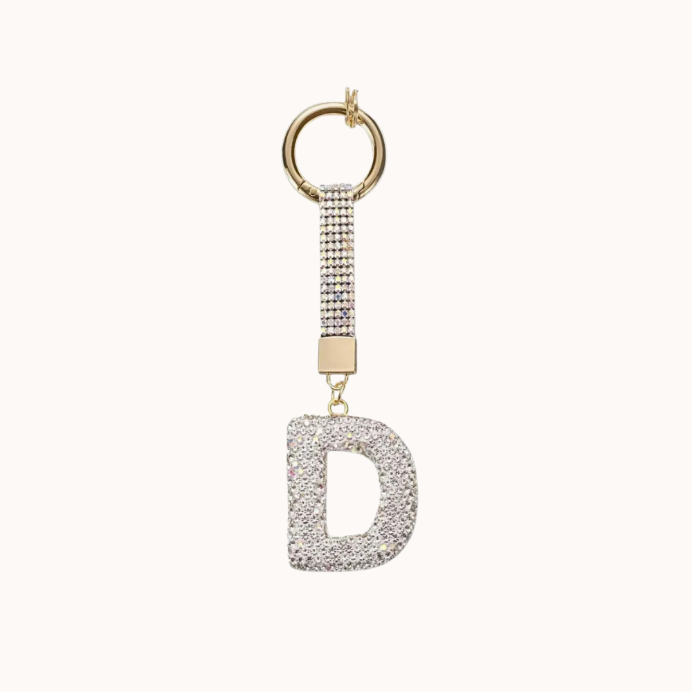 Starry Initials Bag Charm