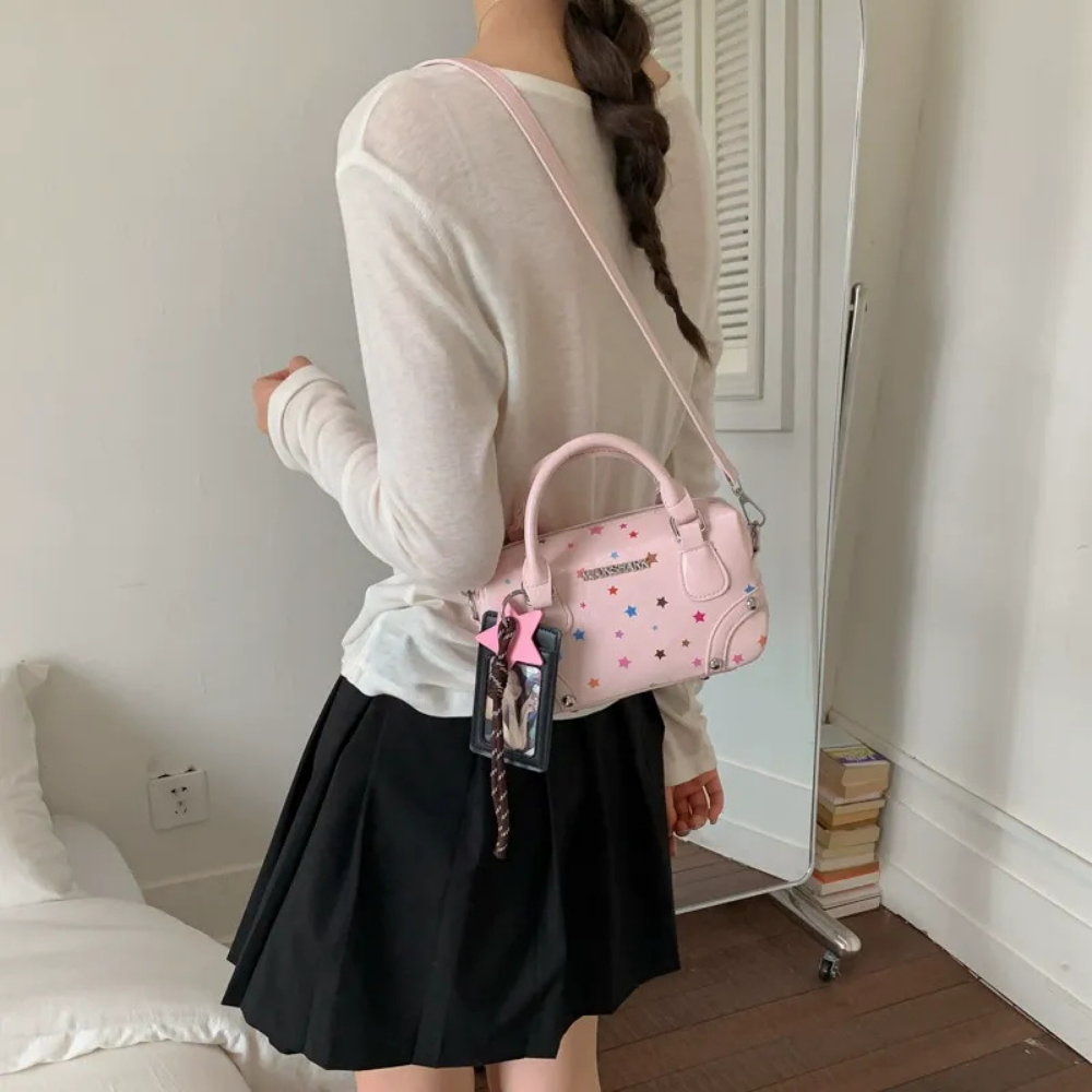 Sidera Star Print Mini Handbag for Women | Asverra