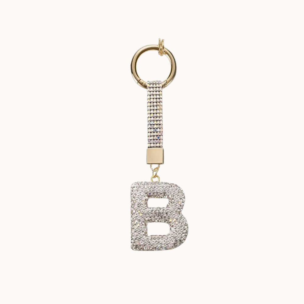 Starry Initials Bag Charm