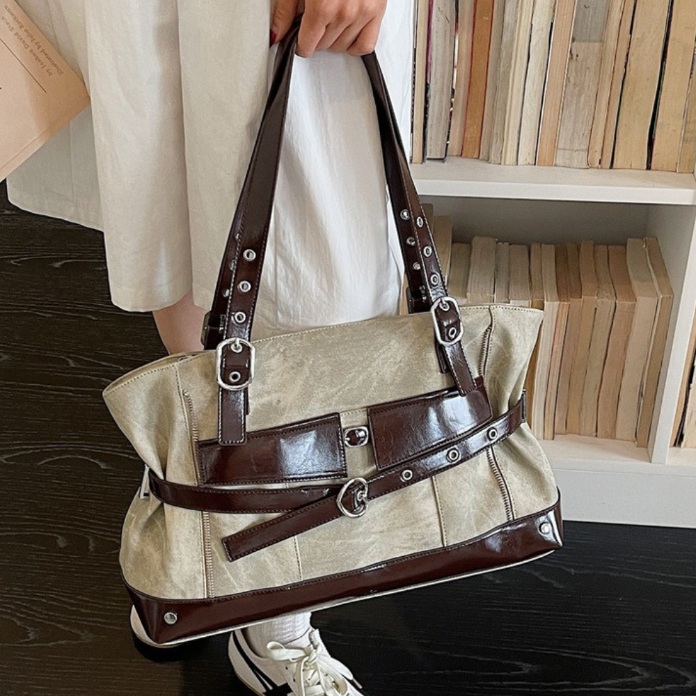 Marnica Belted Shoulder Bag for Women | Asverra