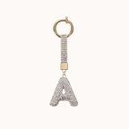 Starry Initials Bag Charm