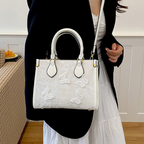 Evarielle Floral Lace Satchel Bag for Women | Asverra