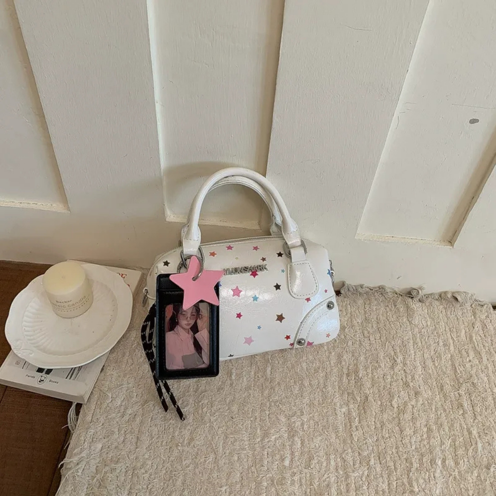 Sidera Star Print Mini Handbag for Women | Asverra