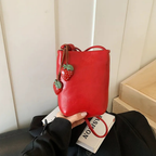 Fruttina Strawberry Charm Bucket Bag