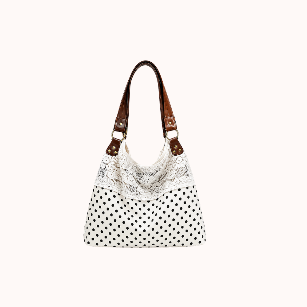 Nivoria Polka Dot Shoulder Bag for Women | Asverra