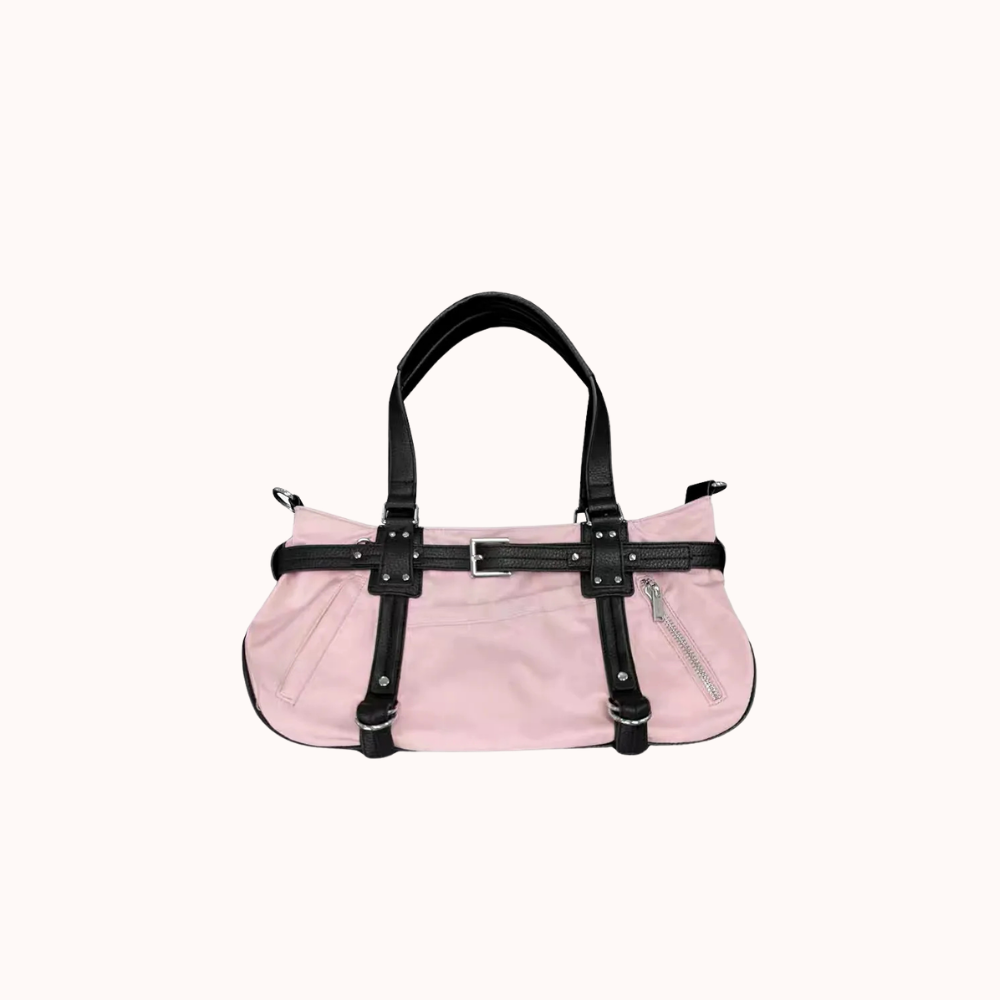 Ombrita Belted Shoulder Bag for Women | Asverra الصورة الرئيسية