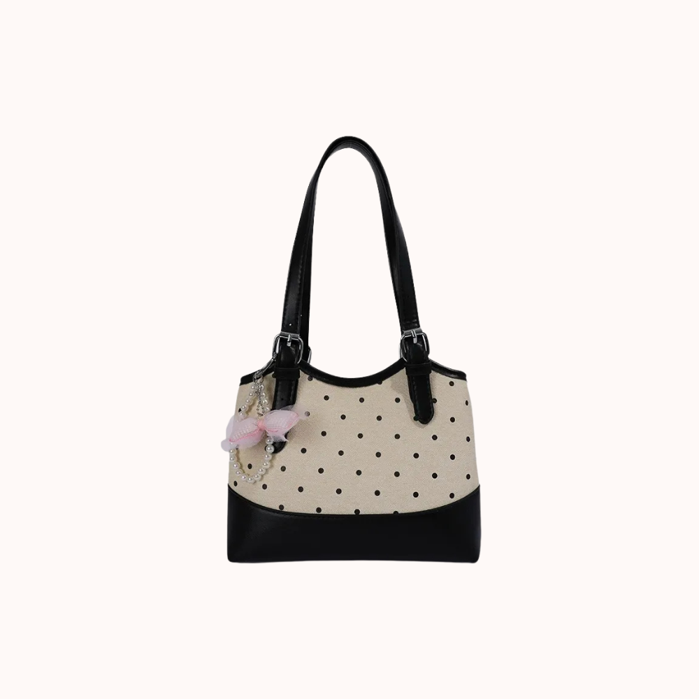 Noirette Bow Charm Shoulder Bag Main image