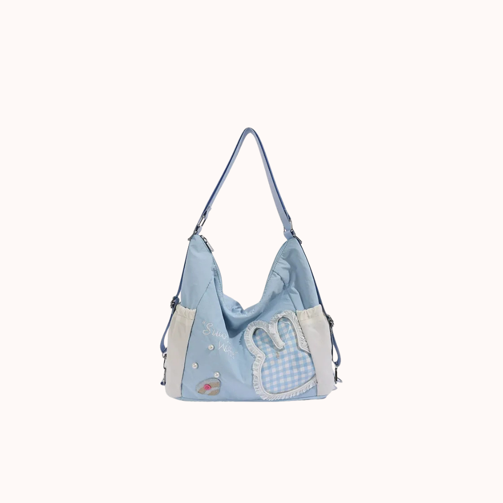 Lusette Bunny Patch Shoulder Bag for Women | Asverra