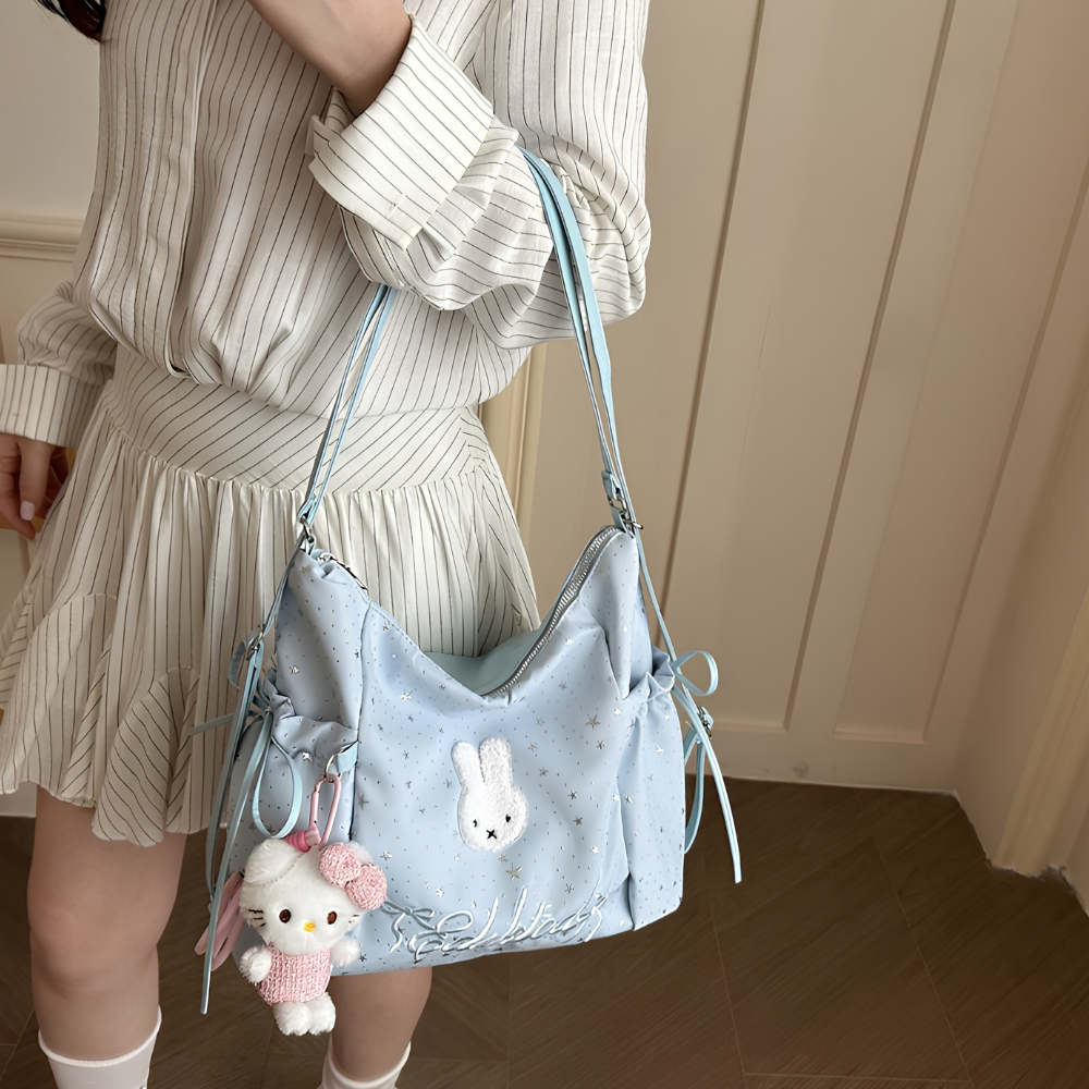 Lusette Bunny Patch Shoulder Bag