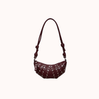 Tavrina Studded Croissant Shoulder Bag for Women | Asverra