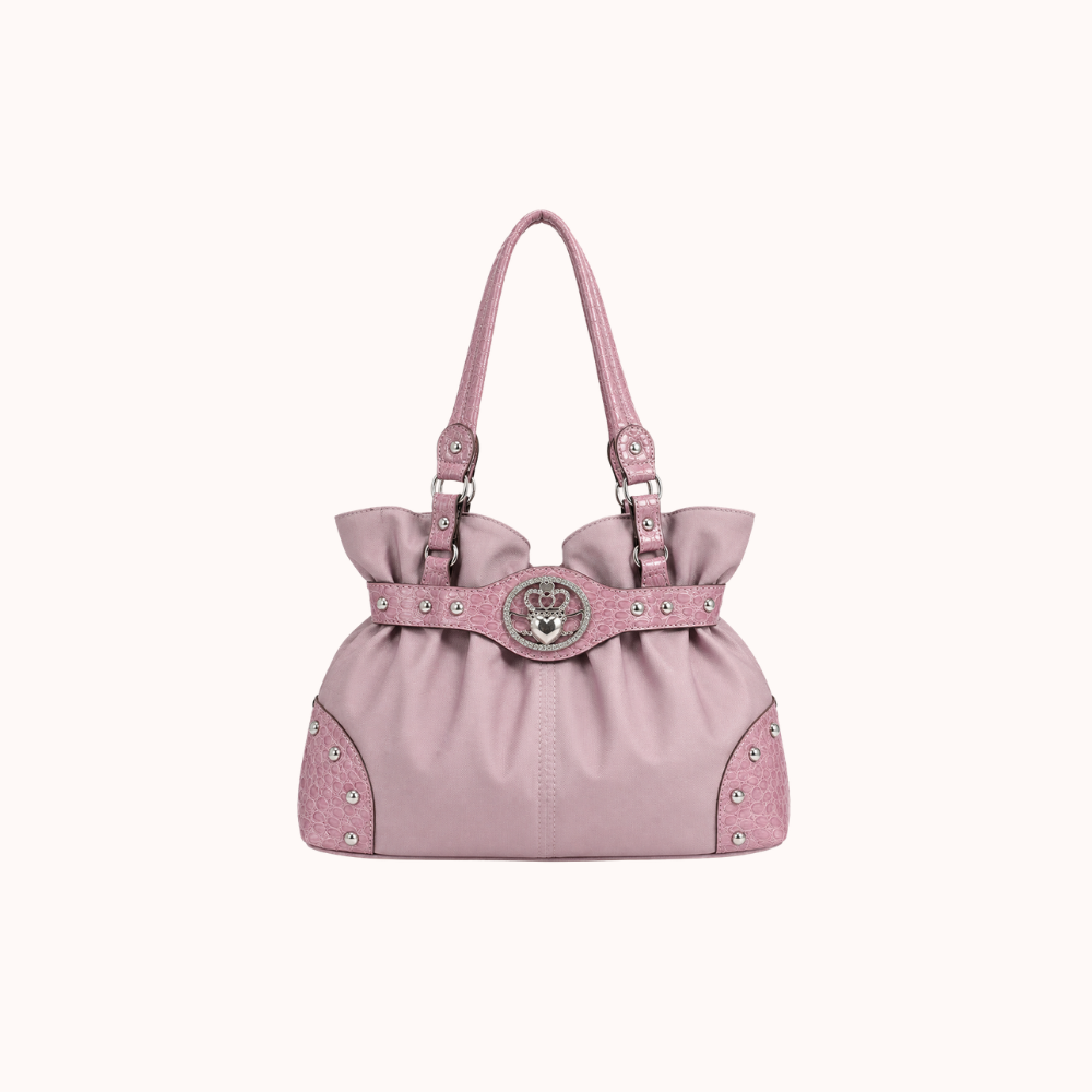 Tivana Ruched Shoulder Bag for Women | Asverra