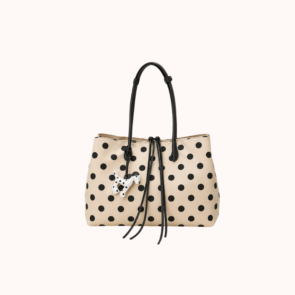 Perlina Polka Dot Tote Bag الصورة الرئيسية
