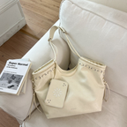 Bravelle Lace-Up Shoulder Bag
