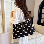 Perlina Polka Dot Tote Bag for Women | Asverra