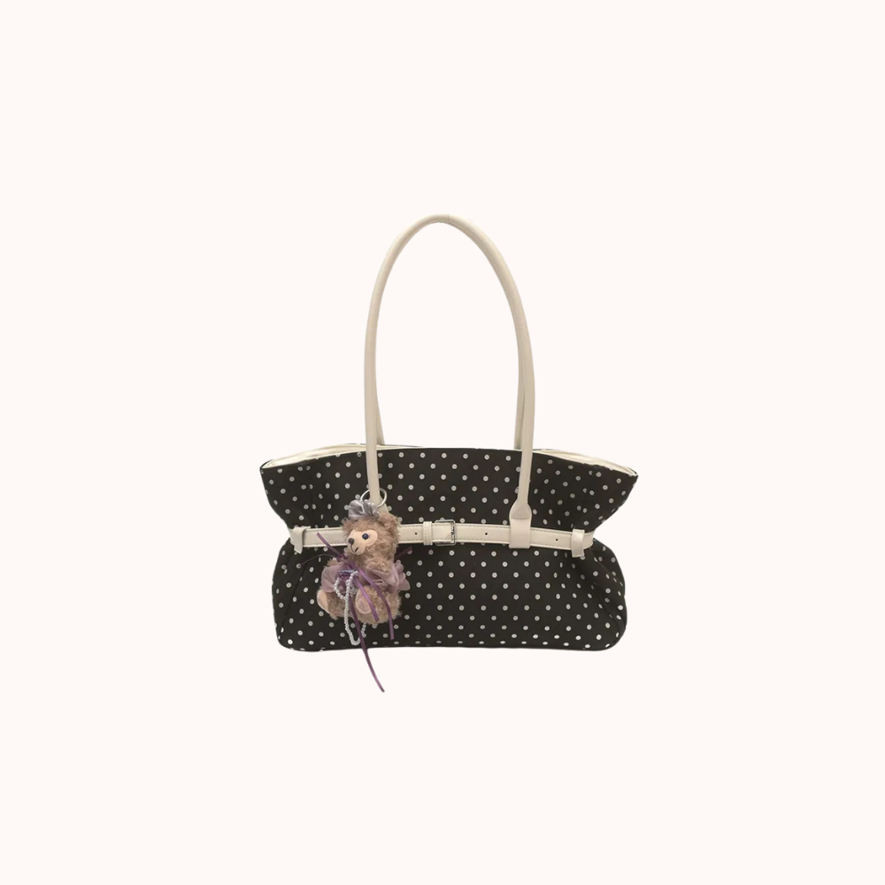 Taffira Polka Dot Tote Bag for Women | Asverra