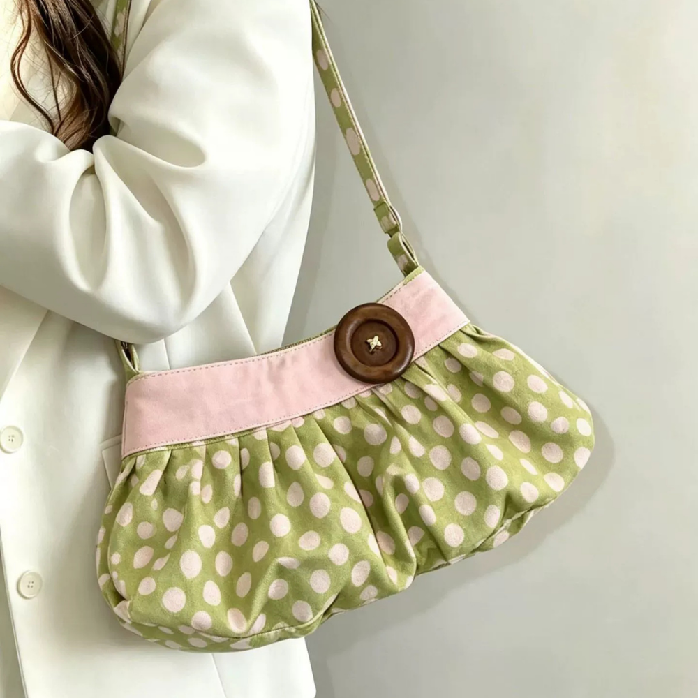 Taviola Polka Dot Shoulder Bag for Women | Asverra