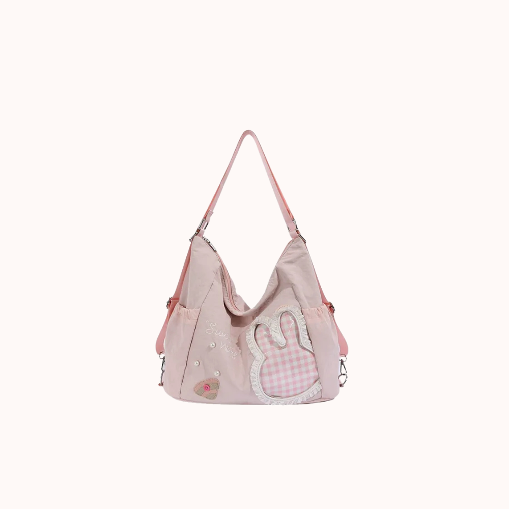 Lusette Bunny Patch Shoulder Bag for Women | Asverra