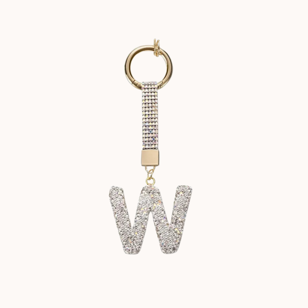 Starry Initials Bag Charm