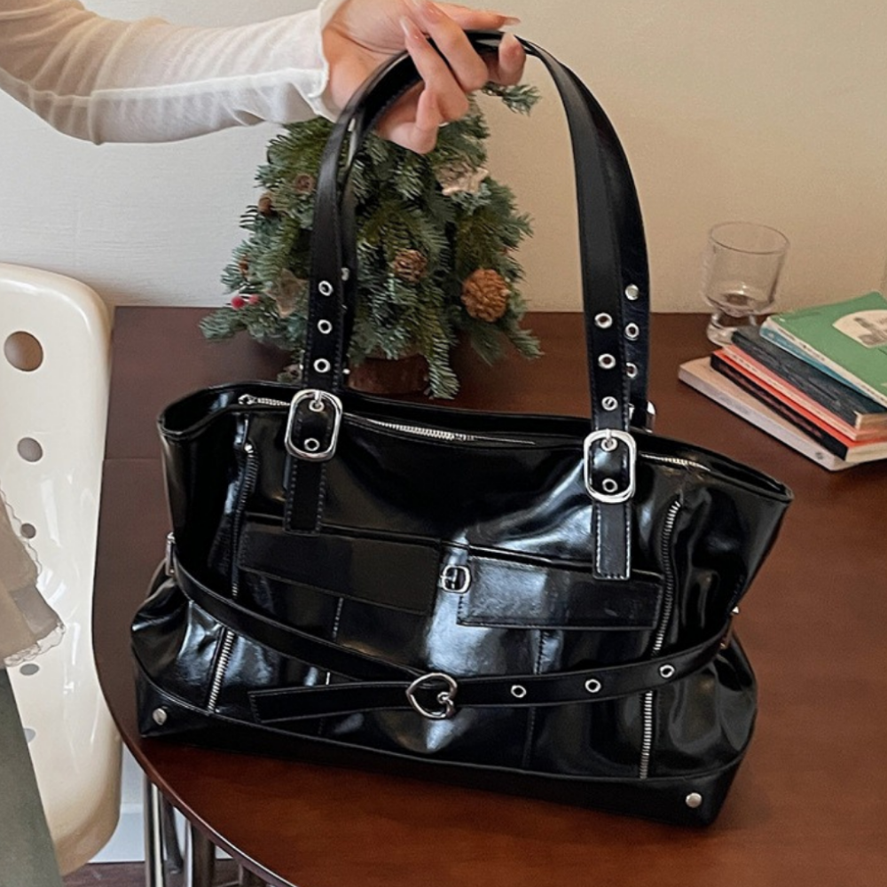 Marnica Belted Shoulder Bag for Women | Asverra