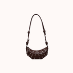 Tavrina Studded Croissant Shoulder Bag for Women | Asverra
