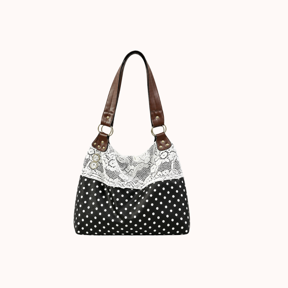 Nivoria Polka Dot Shoulder Bag for Women | Asverra